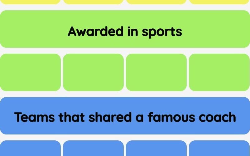Connections NYT - Connections hint -NYT Connections Sports Edition hints and answers today December 27, 2024 #95