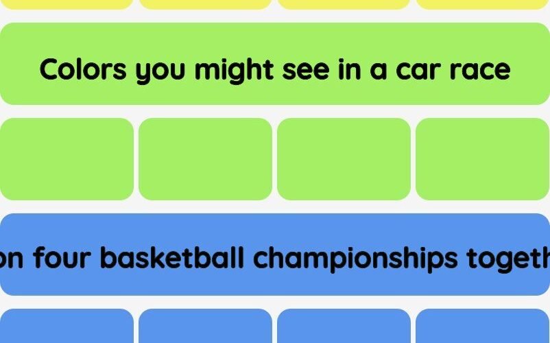 Connections NYT - Connections hint -NYT Connections Sports Edition hints and answers today January 03, 2025 #102